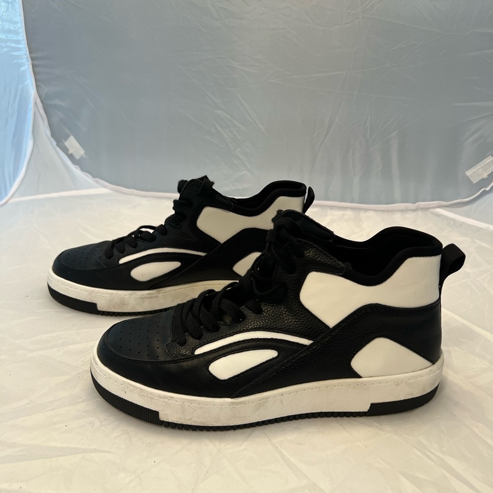 Call It Spring Black and White Sneakers